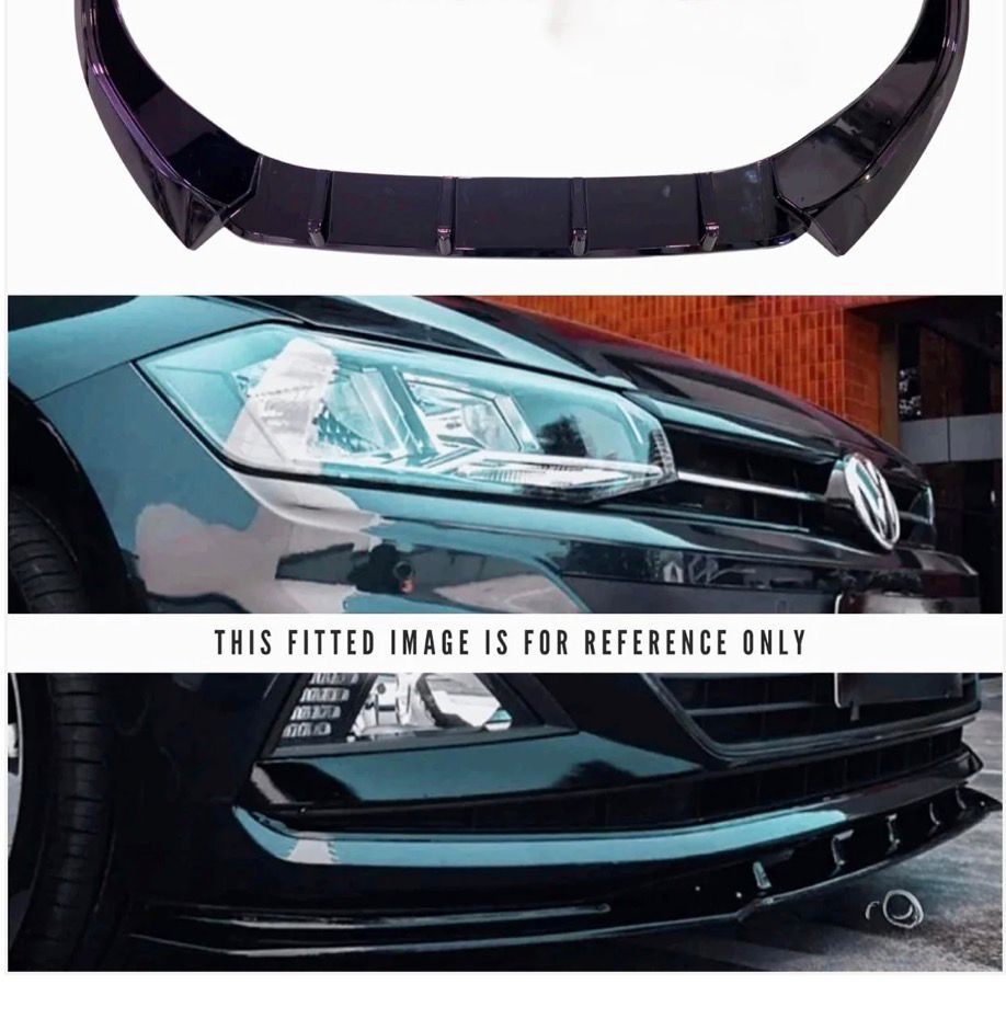 Virtus specific splitter | Gloss Black | ABS