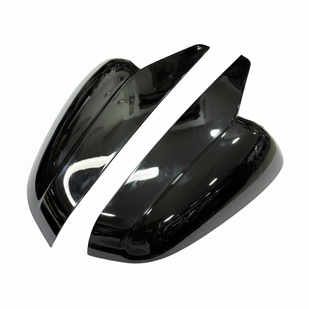 Batman-Style Mirror Covers For Polo, Vento, Ameo And Rapid (Inbuilt Indicator Mirrors Only)