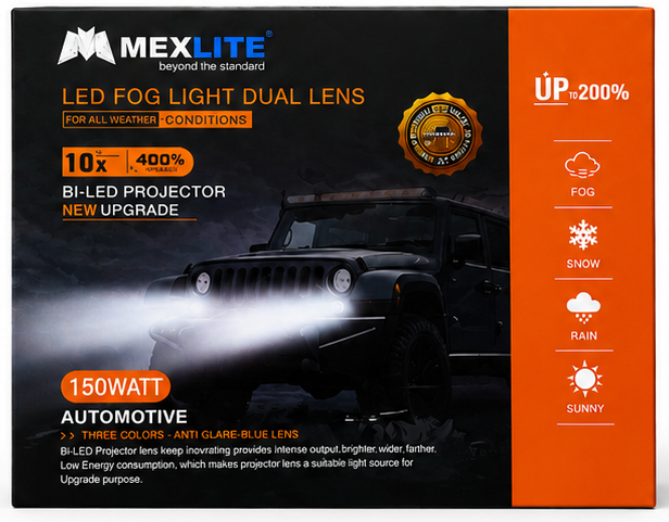 150watt 3 INCH PROJECTOR- TRI COLOUR