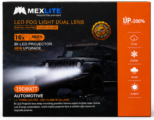 150watt 3 INCH PROJECTOR- TRI COLOUR