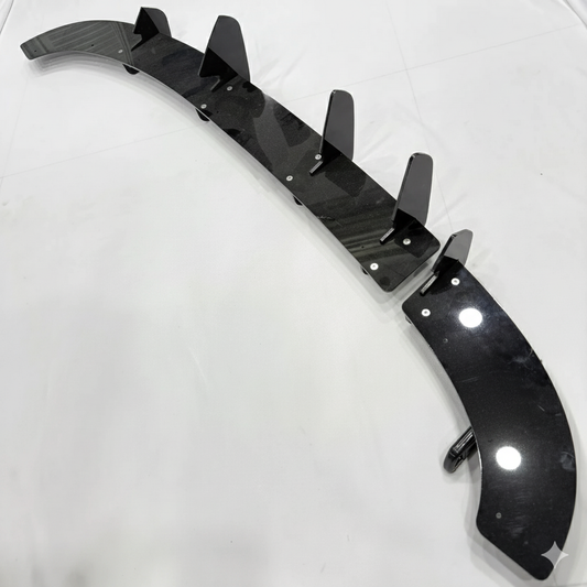universal 5 Fin Rear Diffuser | Aftermarket Gloss Black
