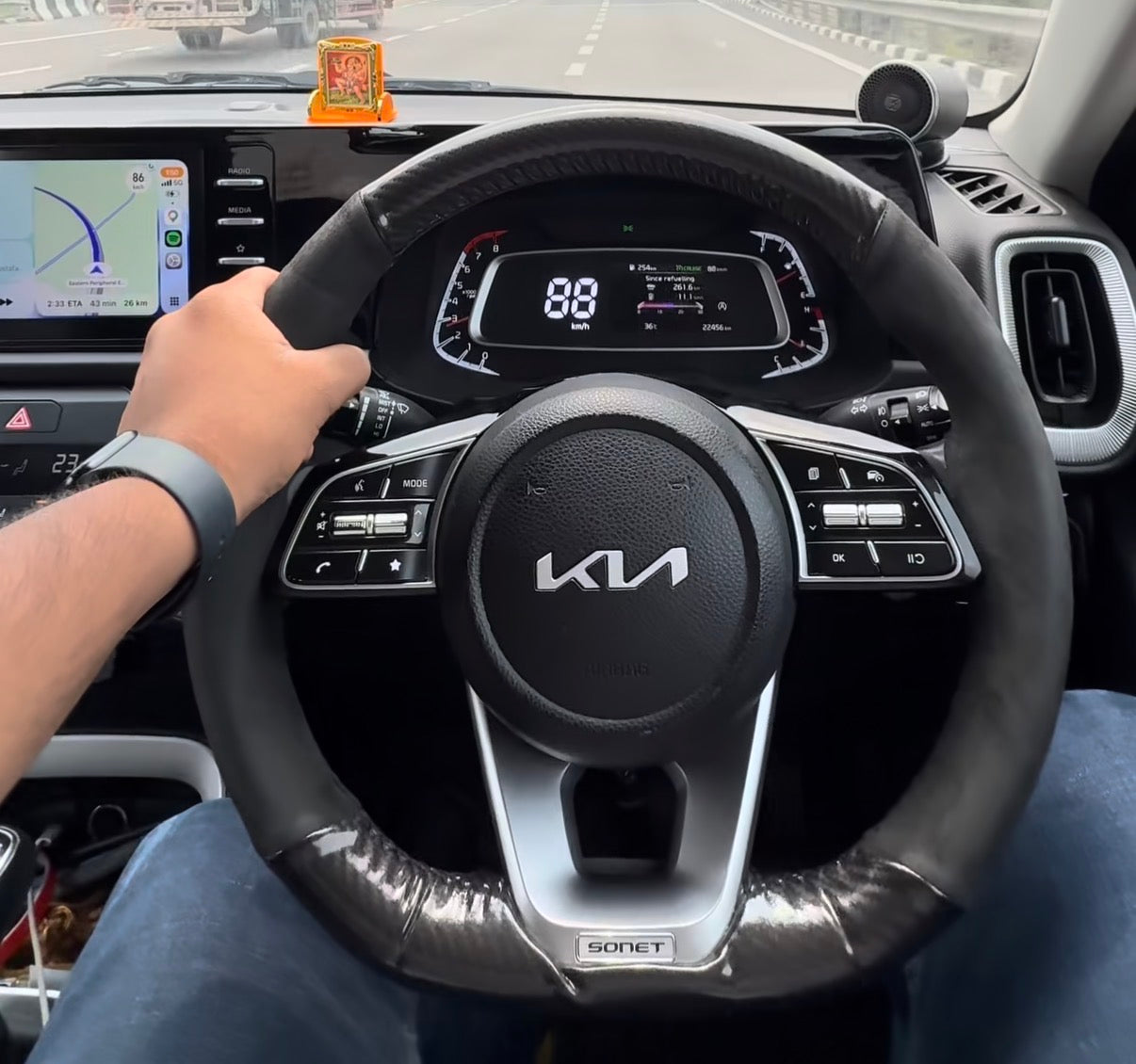 alcantara steering cover