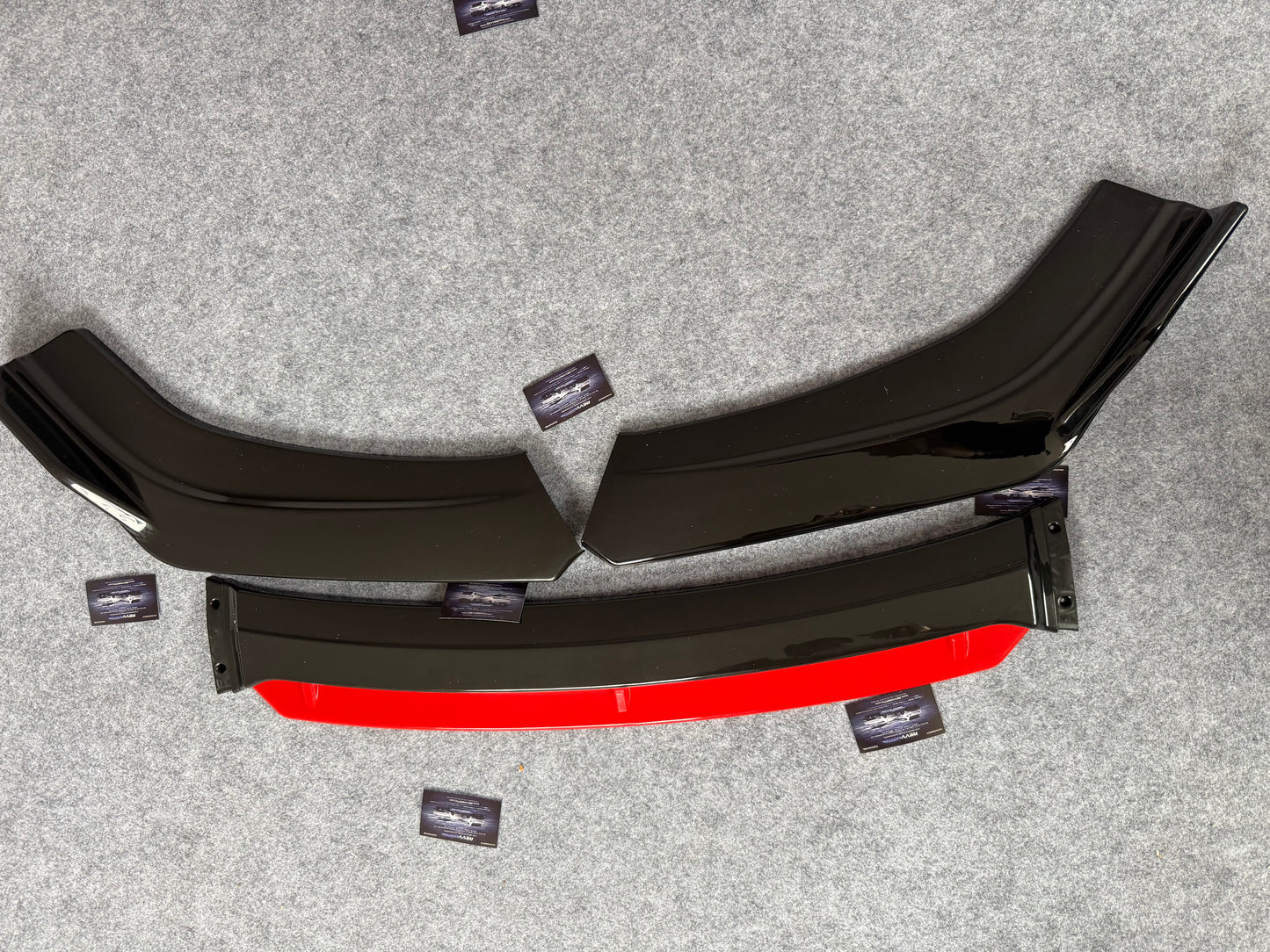 4pc red splitter and red sides