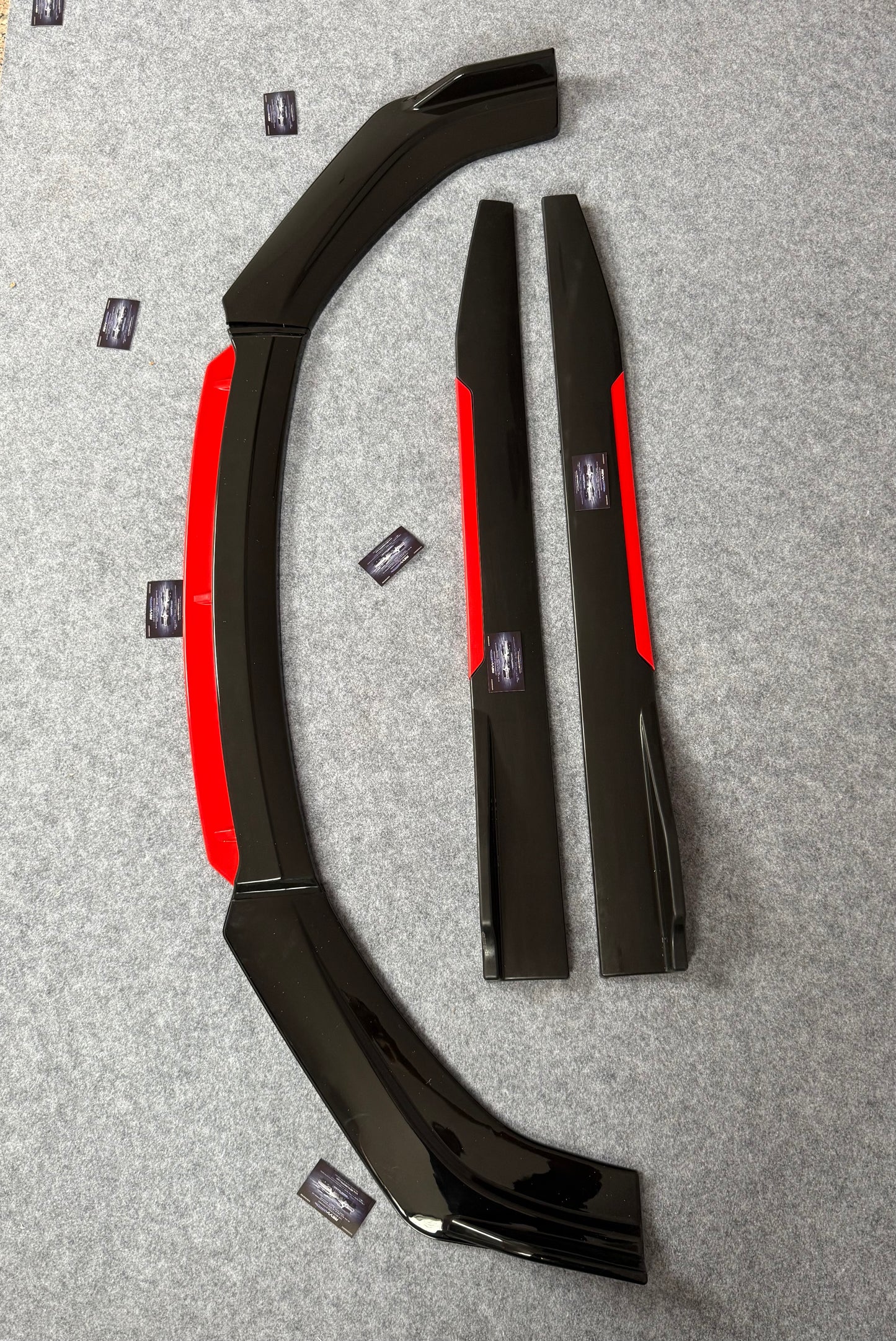 4pc red splitter and red sides