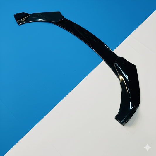 Universal 3 Pc Front Splitters | Gloss Black | ABS