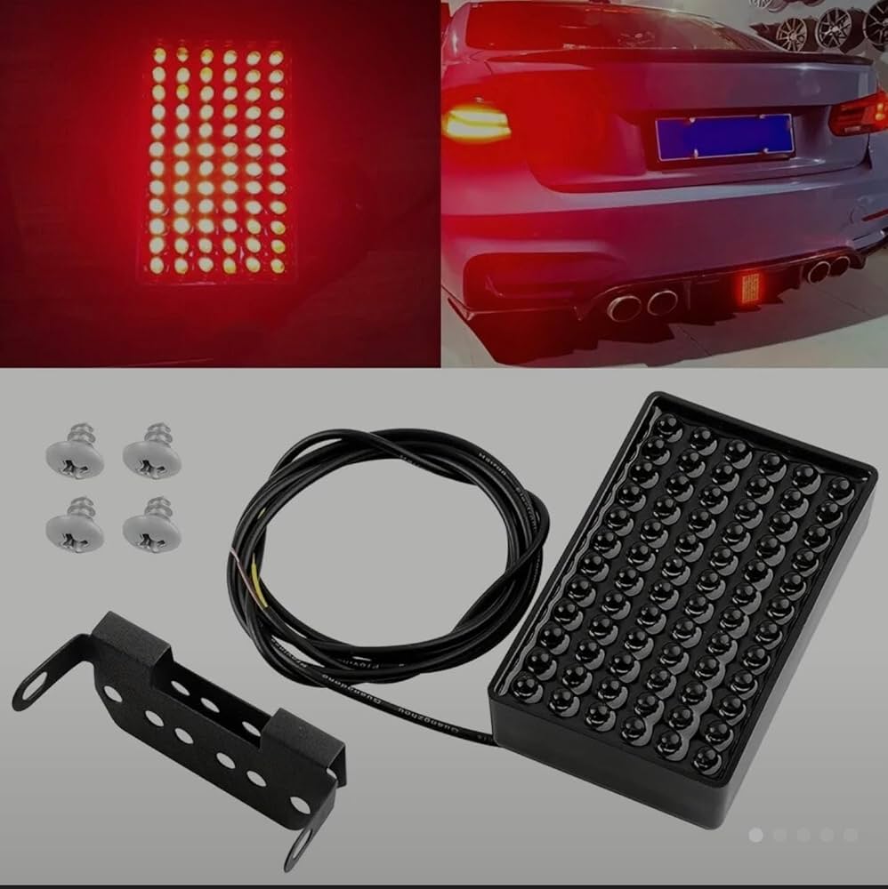 F1- 72 LED Aftermarket Universal Rain And Brake Flasher